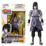 BANDAI - Anime Heroes - Naruto Shippuden - Anime Heroes Figürü 17 cm - Sasuke Uchiwa - Resmi Naruto Lisansı - Eklemli Sasuke Figürü - Manga Aksiyon Figürü - 4 Yaşından Büyük Çocuklar için Oyuncak -