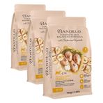 Bandelo Yetişkin & Yavru Kuru Kedi Maması - Vitamin İlaveli Tam ve Dengeli Kilo Kontrolü, Yüksek Hayvansal Protein İçerikli Kuru Mama (750 Gr, Tavuk) (3 paketi)