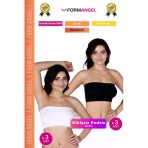 #Bandeo Seamless Toparlayıcı Kadın Basic Örme Dikişsiz Pedsiz Bandeo Büstiyer 6'Lı Set