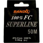 Bando Standart 0.38 mm 50 mt 9.1 kg Superline 100 Fluorocarbon Misina