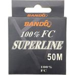 Bando Süperline 0.55 Mm 50m %100 Fluorocarbon Misina 14.1 Kg Çeker