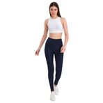 Banega Kadın Yüksek Bel Toparlayıcı Ve Sıkılaştırıcı Lacivert Spor Tayt Lacivert 2XL