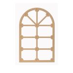 bangu Dekoratif Çerçeve (50 x 70 Cm) Duvar Aynası 18 mm Ham Mdf
