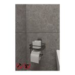 BANİO HOME Güçlü Yapışkanlı Yedek Raflı Tuvalet Kağıdı Askılığı Banyo Düzenleyici Tuvalet Kağıtlığı