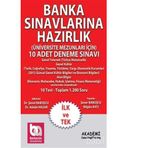 BANKACILIK SINAVLARINA HAZIRLIK 10 ADET DENEME SINAVI - ŞENOL BABUŞÇU;NILGÜN AVCI
