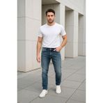 Banny Jeans Erkek Boru Paça Jean Pantolon Mavi - 28