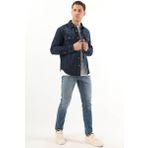 Banny Jeans Erkek Koyu Mavi Jean Gömlek