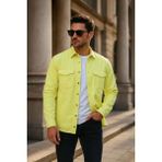 Banny Jeans Erkek Oversize Jean Gömlek Neon Yeşil - XL