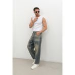 Banny Jeans Erkek Skater Fit Jean Pantolon Tint Yeşil - XS