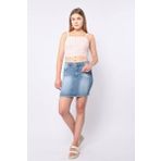 Banny Jeans Kadın Mavi Mini Jean Etek