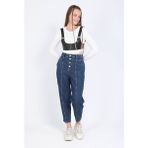 Banny Jeans Kadın Mavi Yüksek Bel Jean Pantolon