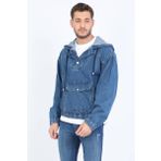 Banny Jeans Koyu Mavi Erkek Jean Sweatshirt