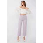 Banny Jeans Lila Kadın Basic Paçası Kesik Jean Pantolon