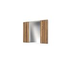 Banos AD4 Kulpsuz 2 Kapaklı Beyaz Tesbih Mdf 80 cm Aynalı Banyo Üst Dolabı