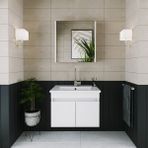 Banos Roomart Beyaz Aynalı Banyo Üst Dolabı