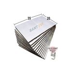 BANT EVİ 10 Adet 35x20cm Ziftli Oto Ses Ve Su Yalıtım Pedi Folyolu Gürültü Ve Nem Kalkanı Yapışkanlı