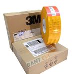 Bant Evi 3M Reflektif Bant Sarı Tüvtürk Onaylı Reflektör Şerit 3M-983 Diamond Grade (Sarı, 50metre)