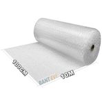 Bant Evi Balonlu Naylon Patpat 100cm Genişlikte Rulo Havalı Eşya Koruma Ambalaj Pat Pat (100cm x 10m)