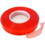 Bant Evi Çift Taraflı Bant 12mmx50metre Kırmızı Polyester