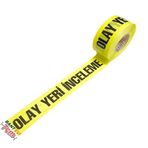 Bant Evi Olay Yeri İnceleme Bandı 50metre Olay Yeri İnceleme İkaz Şeridi (Yapışkansız)