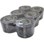 Bant Evi Siyah Pvc Bant 6 Adet 5Cm x 25M Geniş Izolasyon Bandı 50 Mm
