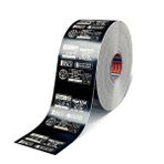 Bant Evi Tesa® 6930 Lazer Etiket Bandı Siyah 25mx120mm Mat Siyah