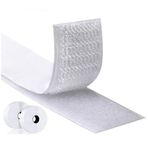 Bant Evi Yapışkanlı Cırt Bant Beyaz Kendinden Yapışkanlı Geniş Cırt Cırtlı Bant (50mm x 1metre)