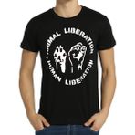 Bant Giyim Animal Liberation Siyah Erkek T-Shirt - XXXL