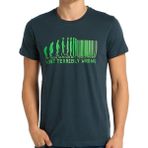 Bant Giyim Barcode Füme Erkek T-Shirt