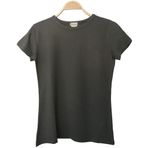 Bant Giyim - Dar Kesim Bisiklet Yaka Haki Kadın Tişört T-shirt