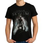 Bant Giyim Elder Scrolls Skyrim Siyah Erkek T-Shirt - XS