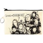 Bant Giyim - Game Of Thrones Bez Cüzdan Clutch El Çantası - Krem