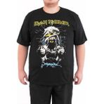 Bant Giyim - Iron Maiden Powerslave 4xl Büyük Beden Tişört - XXXXL - Siyah