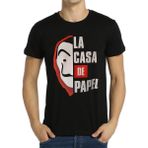 Bant Giyim - La Casa De Papel Siyah Erkek T-Shirt - XS