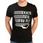 Bant Giyim Skate Penguen Siyah Erkek T-Shirt - L