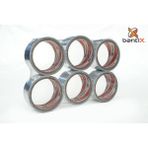 Bantix 6'lı Paket Alüminyum Folyo Bant 44MM * 10 Ar Metre Yanmaz Erimez Tamirat Tadilat Bandı