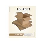 bantkolik 60x40x40cm 15 Adet Boş Koli, Karton Kutu, Çeyiz Kutusu, Taşınma Kolisi, Toptan, Kutu ve Ambalaj