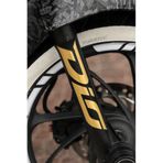 Banxtre Honda Dio için Mat Gold Maşalar ve Drenajlara Uyumlu DİO Yazı Sticker Etiket (2 ADET)(20CMx3.5CM)