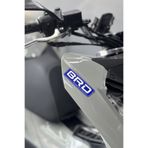 Banxtre Honda PCX için BRD Mavi Beyaz Sponsor Sticker Etiket (1 Adet)