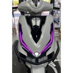 Banxtre Rks Vrs 125 Scooter Için Far Filmi Far Tasarım Sticker Etiket (Sağ ve Sol ) - Tam boyut - Mor