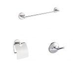 Banyo Aksesuar Setı Wc Kagıtlık+Uzun Havluluk+Bornoz Askılıgı