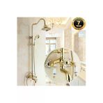 Banyo Bataryası Duş Seti Gold Altın Dore Seramik Ve Taşlı Model 7 Yıl Garantili İthal