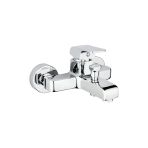 Banyo Bataryası Kare Tasarım Banyo Musluğu Pirinç Büyük Model