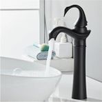 Banyo Çanak Lavabo Bataryası Mat Siyah Şelale Yeni Ürün 7 Yıl Garantili Ithal
