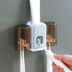Banyo Dekoru için Fayansa Duvara Yapışan 2 Kupalı Otomatik Diş Macunluk