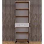 Banyo Dolabı 119 Cam-Beyaz