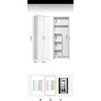 Banyo Dolabı Kiler Dolabı Ütü Masası Dolabı - Beyaz