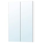 Banyo Duvar Dolabı, 60X15X95 Cm, 2 Ayna Kapaklı