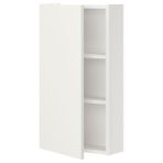 Banyo duvar dolabı, beyaz, 40x15x75 cm, 1 kapaklı