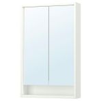 Banyo duvar dolabı, beyaz, 60x15x95 cm